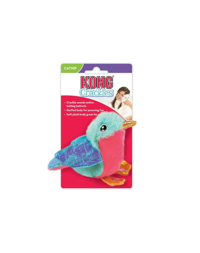 KONG Crackles Tweetz Bird hračka s catnipom