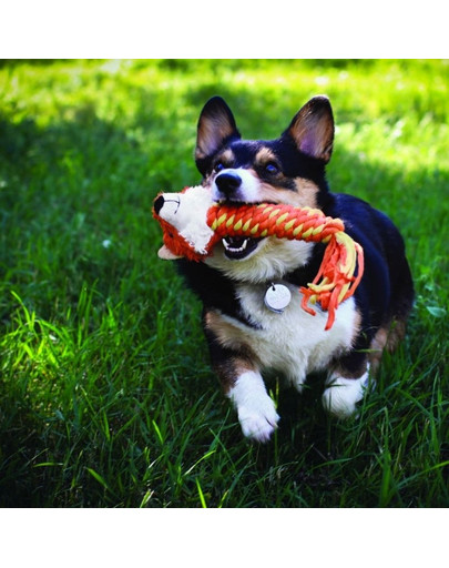 KONG Winders Fox M pískajúce plyšák pre psa