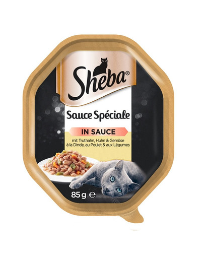 SHEBA Paté morčacie a kuracie 85 g x 22