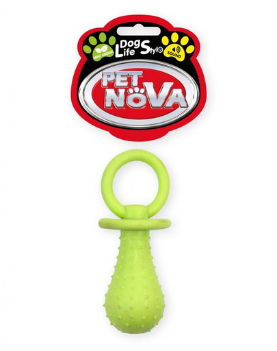 E-shop PET NOVA DOG LIFE STYLE hračka so zvončekom 14cm, žltá, mätová aróma
