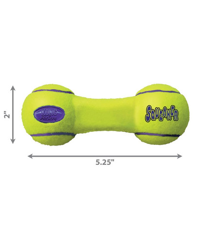 KONG Airdog Squeaker Dumbbell S hryzátko pre psa