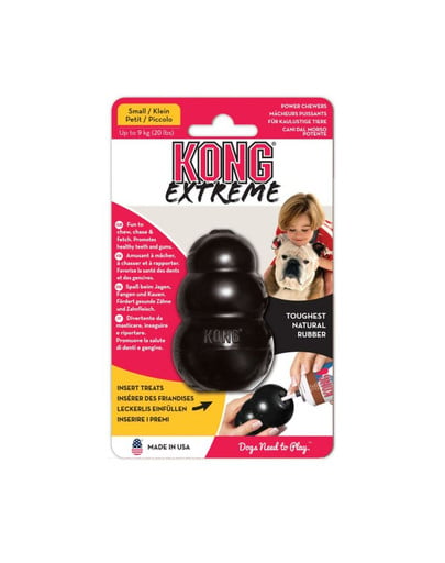 KONG Extreme S 7,3 cm odolné hryzátko na maškrty pre psa