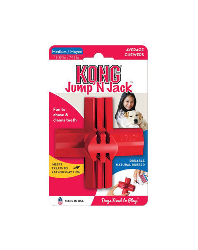 KONG Jump’n Jack M hračka na maškrty pre psa