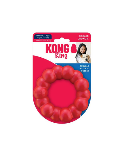 KONG Ring M/L hračka pre psa na ťahanie
