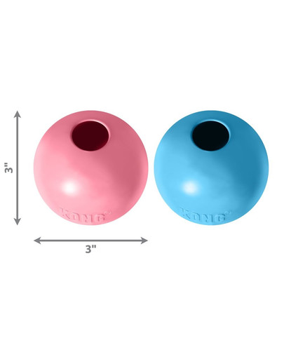 KONG Puppy Ball M/L kula na maškrty pre šteňa
