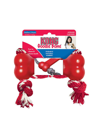 KONG Goodie Bone with Rope M hračka pre psa