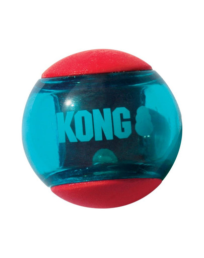 KONG Squeezz Action Ball Red 3 ks lopty pre psa M