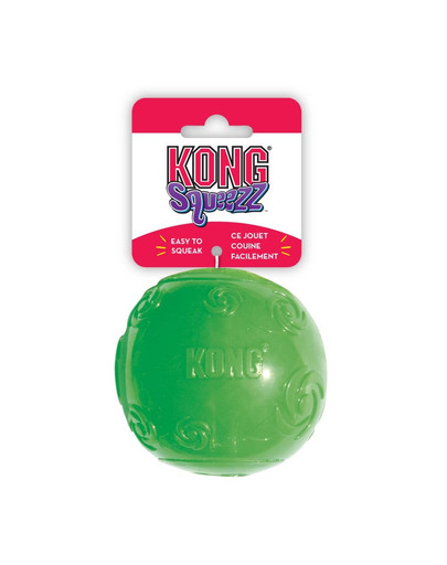 KONG Squeezz Ball XL pískajúca lopta