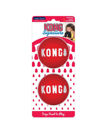 KONG Signature Ball L 2 ks lopta pre psa