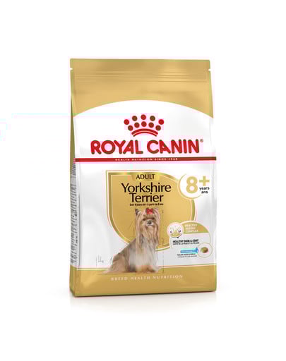 ROYAL CANIN Yorkshire Terrier Adult 8+ 3 kg granule pre staršieho jorkšírskeho teriéra