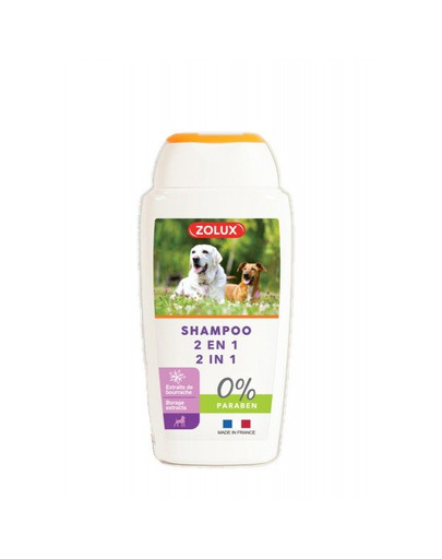 ZOLUX Šampón 2 v 1 pre psy 250ml