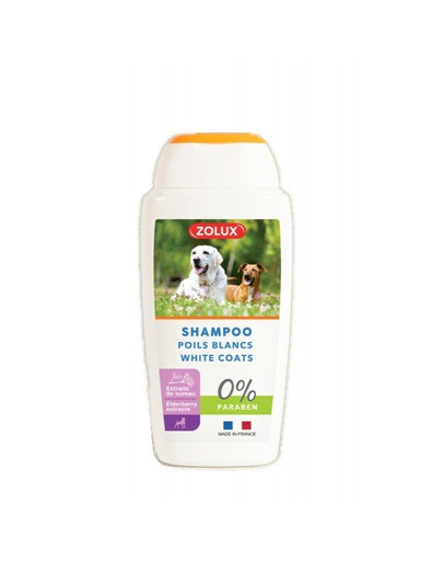 ZOLUX Šampón na bielu srsť pre psov 250 ml