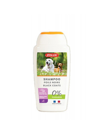 ZOLUX Šampón na čiernu srsť pre psov 250 ml