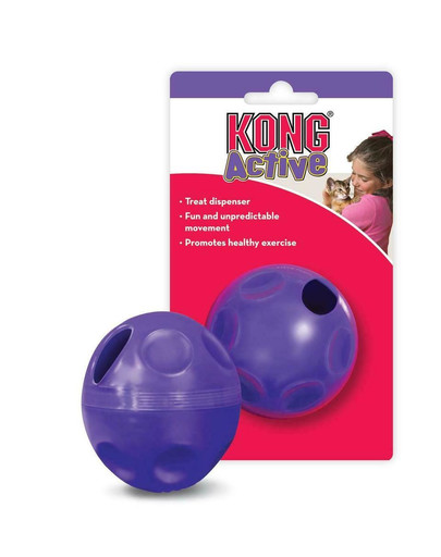 KONG Cat Treat Dispensing Ball lopta na maškrty pre mačky