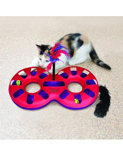 KONG Cat Active Eight Track hračka interaktívna pre mačky