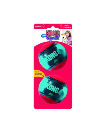 KONG Squeezz Action Ball Red L lopta pre psa