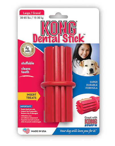 KONG Dental stick L large 12,5 cm dentálné hryzátko pre psa