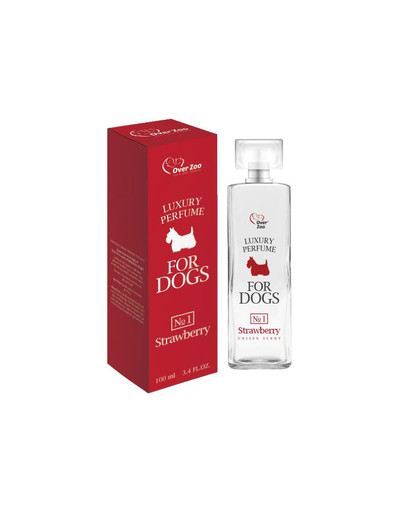 OVER ZOO Parfém pre psa s vôňou jahôd 100 ml