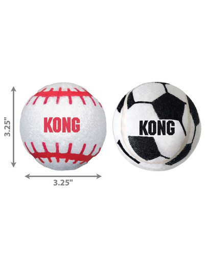 KONG Sport Balls L 2 ks loptičky pre psa gumové