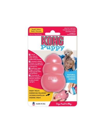KONG Puppy S hryzátko na maškrty pre šteniatka