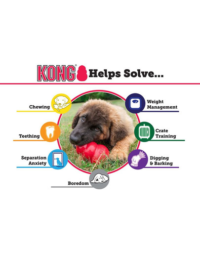 KONG Puppy XS hryzátko na maškrty pre šteniatka