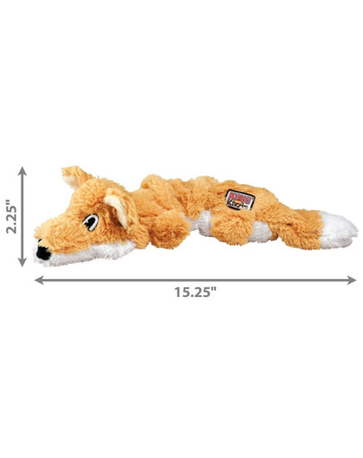 KONG Knots Scrunch Fox M/L hračka pre psa