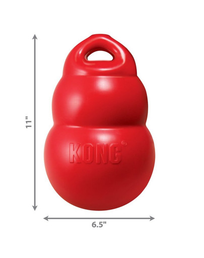 KONG Bounzer XL hračka na aportovanie pre psa červená