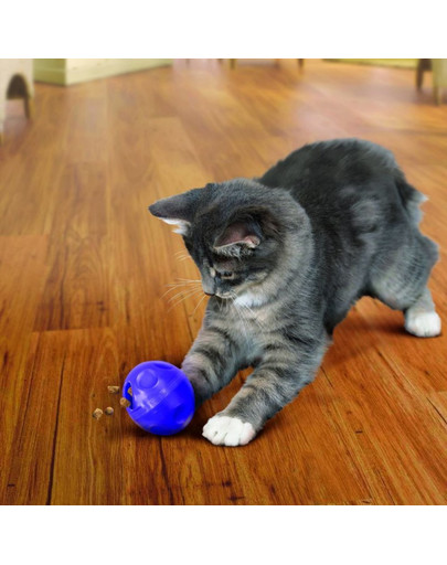 KONG Cat Treat Dispensing Ball lopta na maškrty pre mačky