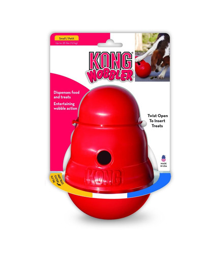 KONG Wobbler Snackball S interaktívna hračka pre psov