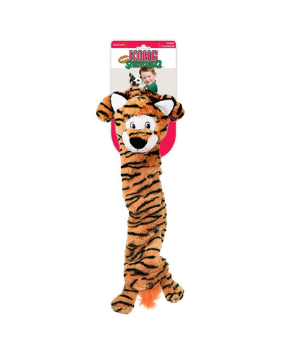 KONG Jumbo Stretchezz Tiger XL plyšák pre psa