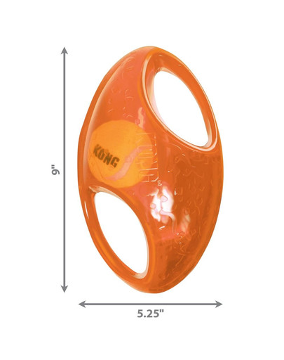 KONG Jumbler Football L/XL hračka s loptičkou vo vnútri