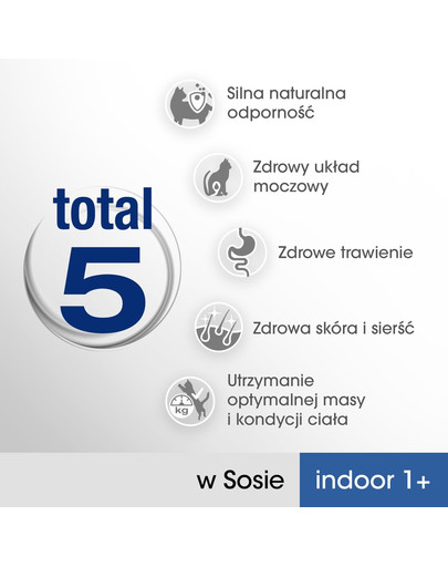 PERFECT FIT Indoor 1+ Vrecká pre mačky kuracie a lososové 52 x 85 g
