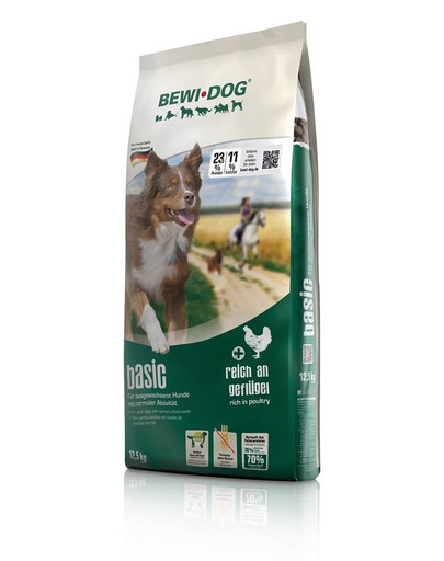 BEWI DOG Basic Granule s hydinou 12,5 kg