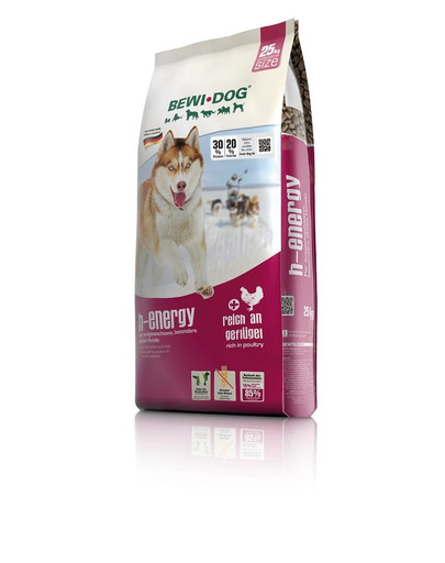 BEWI DOG H- Energy Granule pre veľmi aktívnych psov 25 kg