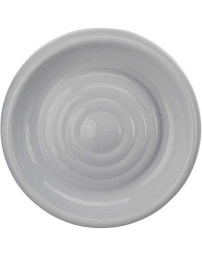 TRIXIE Keramická miska na vodu pre mačky 0,2l / 18cm; sivá