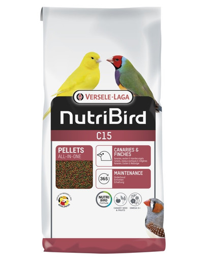 VERSELE-LAGA NutriBird C15 Maintenance 1 kg Krmivo pre kanárikov