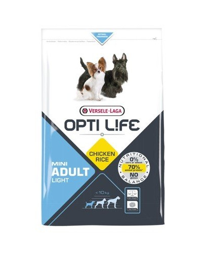 Versele-LAGA Adult Light Mini pre reguláciu hmotnosti malých rás 2,5 kg