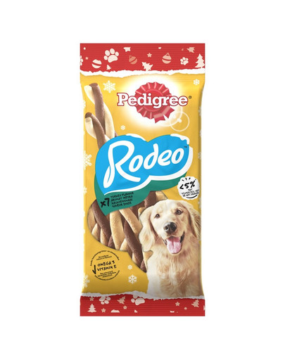 PEDIGREE Rodeo vianočná maškrta s morčacou arómou pre dospelých psov 123 g