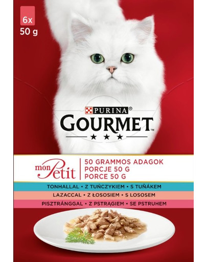GOURMET Mon Petit Mix ryby (6x50 g)