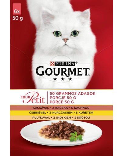 GOURMET Mon Petit Mix hydina (6x50 g)