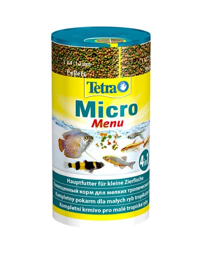 TETRA Micro Menu 100 ml 4 druhy krmiva pre tropické ryby