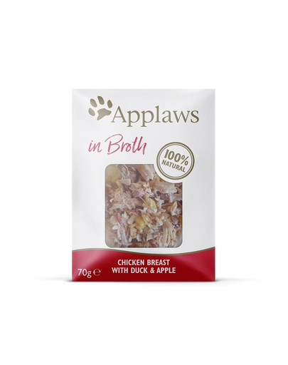 APPLAWS Kapsička kuracie s kačacím a jablkom vo vývare 70 g