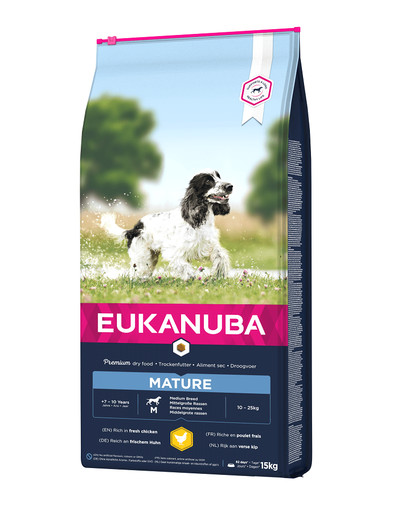 EUKANUBA Senior Medium Breeds Chicken 15 kg