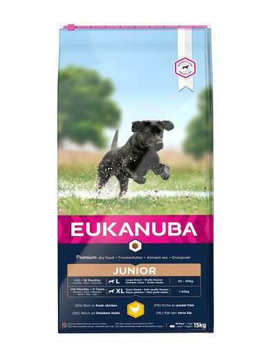 EUKANUBA Developing Junior Large Breed 15 kg
