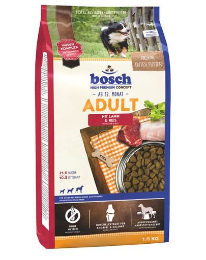 BOSCH Adult Lamb & Rice 1 kg