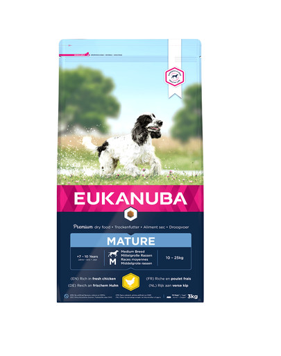 EUKANUBA Senior Medium Breeds Chicken 3 kg