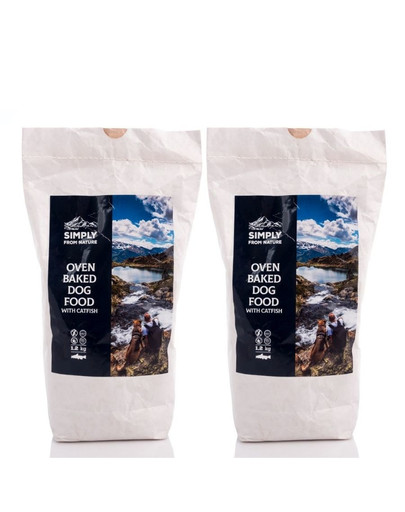 SIMPLY FROM NATURE Krmivo pečené v rúre so sumcom 2x1,2 kg
