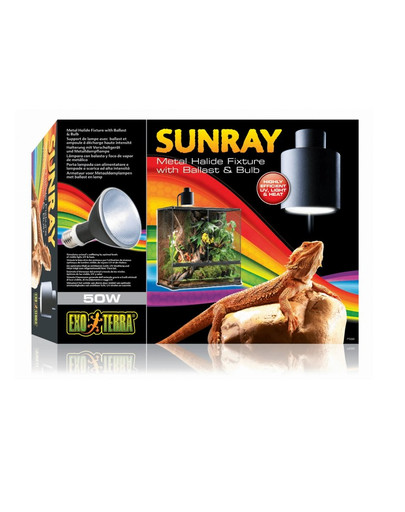 ExoTerra Lampa halogénová SunRay so žiarovkou  a predradníkom 70W