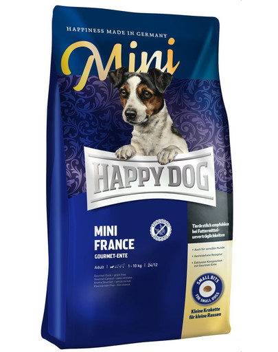 HAPPY DOG Mini France 1 kg Krmivo pre psov malých plemien