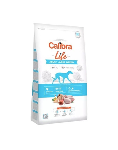 CALIBRA Dog Life Adult Large Breed Chicken 12+2 kg
